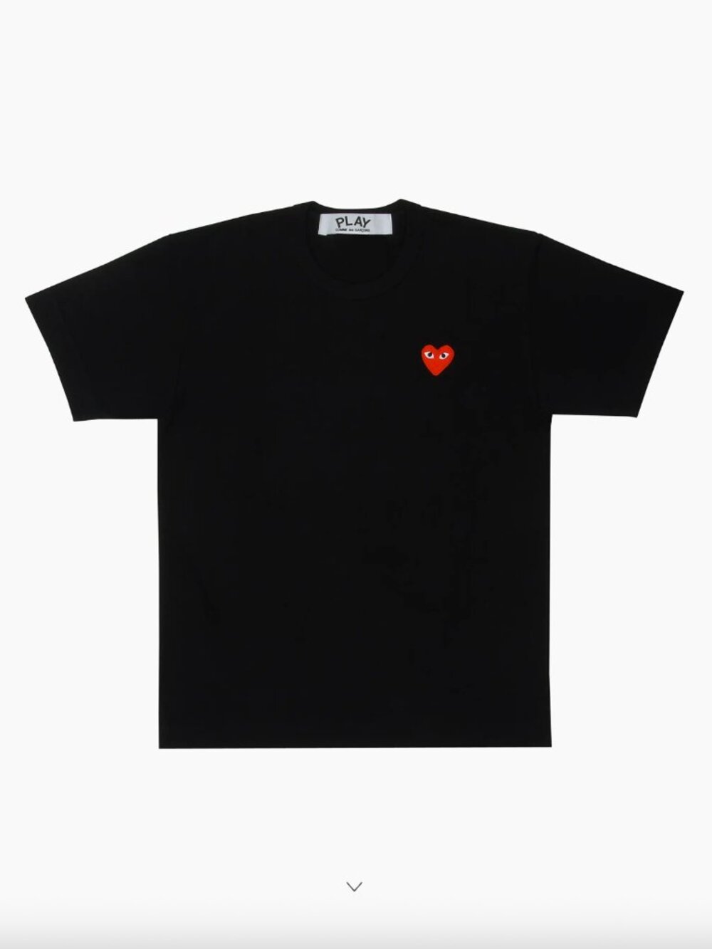 Comme des Garçons PLAY Black Heart Tee - Size Small (or XS) Excellent Condition